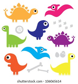 Cute Dinosaur Characters