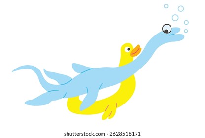 cute dinosaur characters in doodle style. Element for sticker poster postcard icon avatar decor logo
