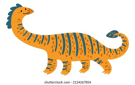 Cute dinosaur for child room decoration or textile print