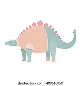 cute dinosaur for children's posters and postcards