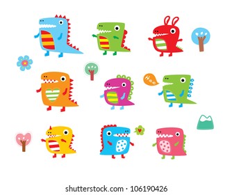 cute dinosaur collection