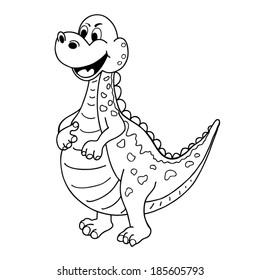 Cute dinosaur ,coloring book