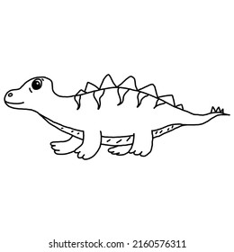 Cute dinosaur coloring pages for kids learn to draw