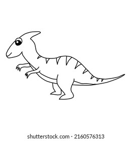 Cute dinosaur coloring pages for kids learn to draw