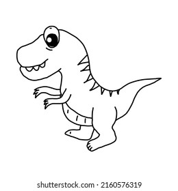 Cute dinosaur coloring pages for kids learn to draw