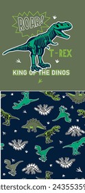 cute dinosaur design patterns for boys
