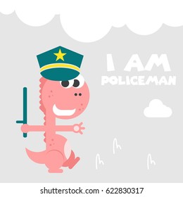 Cute Dinosaur Design Vector Illustration