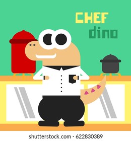 Cute Dinosaur Design Vector Illustration