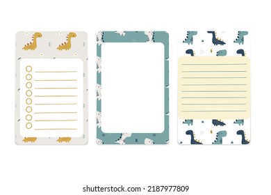 cute dinosaur to do list