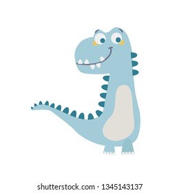 cute dinosaur drawn as vector for kids fashion 