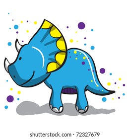 Cute dinosaur - everything grouped for easy use