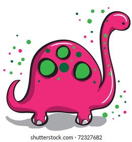 Cute dinosaur - everything grouped for easy use