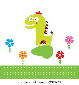 cute dinosaur garden