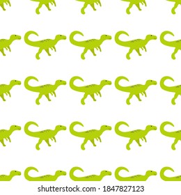 Cute dinosaur gigosaurus on a white background. Predators in a flat style. Cartoon animals reptiles for web pages.
Stock vector illustration for decor, design, baby textiles,
wallpaper, wrapping paper