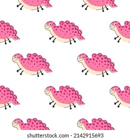 cute dinosaur for girl, pattern, background