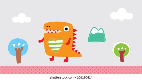 cute dinosaur holiday