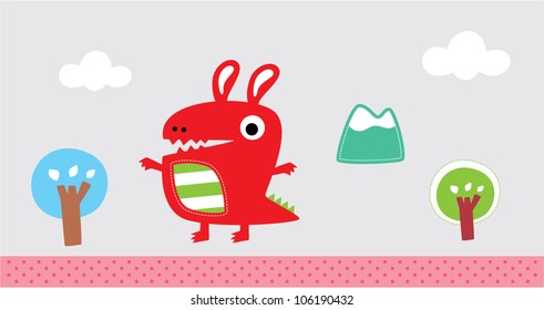 cute dinosaur holiday