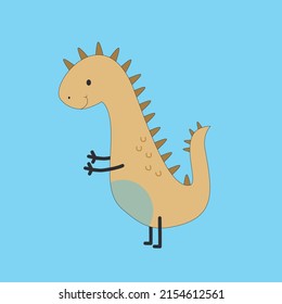Cute Dinosaur Illustration Drawing Cartoon