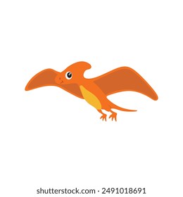 Cute dinosaur on a white background. dinosaur vector ilustration.