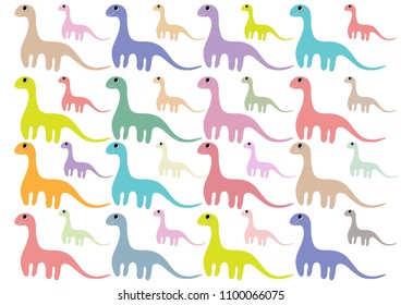 Cute dinosaur pattern.
