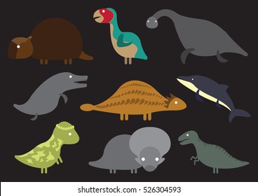 cute dinosaur set