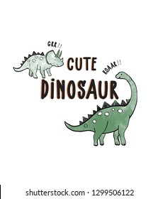 cute dinosaur slogan