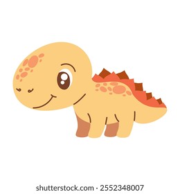 cute dinosaur tender avatar design isolated