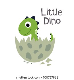 Cute Dinosaur Vector Illustration.