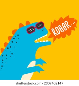 lindo vector de dinosaurio para papel de impresión de tetas y fondo