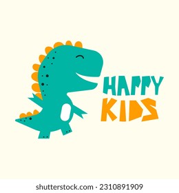 cute dinosaur vector for tee print and background wallpaper