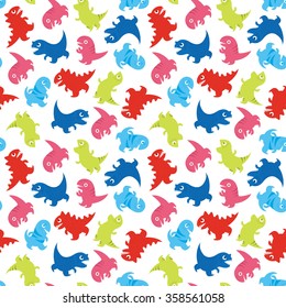 cute dinosaur.background vector