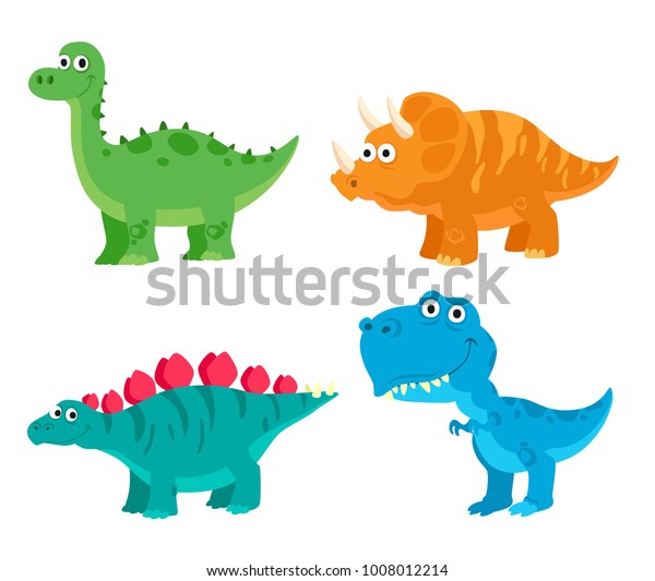 可愛い恐竜はディプロドクス トリケラトプス ステゴサウルス