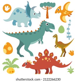 Cute dinosaurs set, baby dino, jurassic world collection