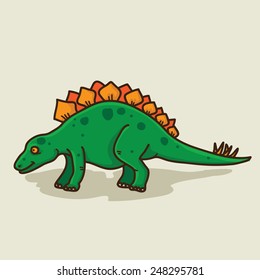cute dinosaurs: Stegosaurus