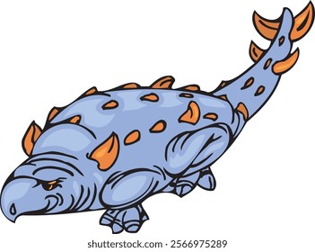 Cute dinosaurs vector image eps