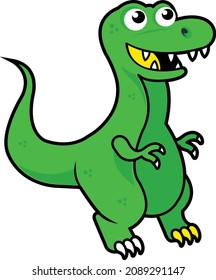 Cute Dinosour For Fun Vector Design