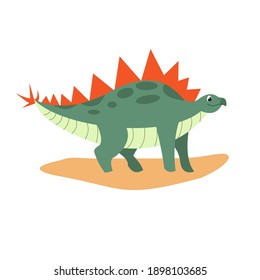 cute dinossaurus illustrations, adorable dinosaur flat art for kids