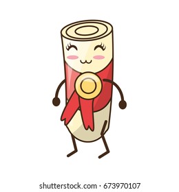 Cute diploma cartoon