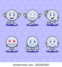 Cute disco light character bundle