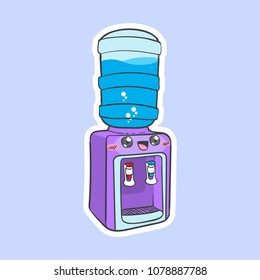 cute dispenser sticker collection