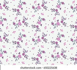 cute ditsy little floral print pattern
