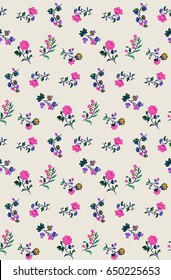 cute ditsy little floral print pattern
