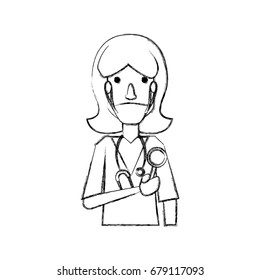 Cute doctor cartoon