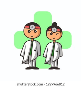 Ilustración de vectores de diseño de doctorado