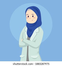 cute doctor female character, good for your design