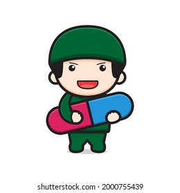 Cute doctor holding capsule drug cartoon icon vector illustration. Design isolated on white. Flat cartoon style.