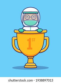 El doctor más comedido ganó el primer premio