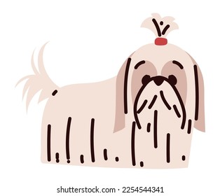 cute dog animal icon white background