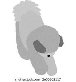 Ilustração do vetor animal bonito do cão