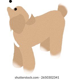 Ilustração do vetor animal bonito do cão
